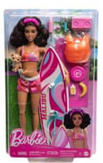 Mattel Barbie Barbie surferka s doplnkami HPL69 - rozbalené