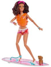 Mattel Barbie Barbie surferka s doplnkami HPL69 - rozbalené