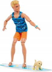 Mattel Barbie Ken surfer s doplnkami HPT50 - rozbalené