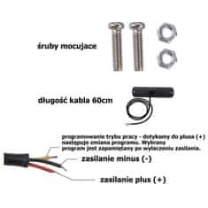 motoLEDy Stroboskopické obrysové svetlo 6 LED 12V-24V, zelené