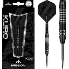 Mission Šípky steel Kuro M2 23g, black, 95% wolfram