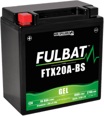 Fulbat Gélový akumulátor FTX20A-BS GEL