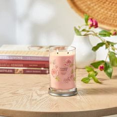 Yankee Candle Vonná sviečka Signature Tumbler in glass big Fresh Cut Roses 567g