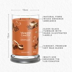 Yankee Candle Vonná sviečka Signature Tumbler in glass large Cinnamon Stick 567 g