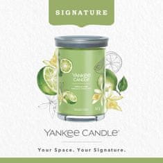 Yankee Candle Vonná sviečka Signature Tumbler in glass large Vanilla Lime 567g