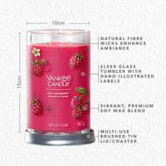 Yankee Candle Vonná sviečka Signature Tumbler in glass large Red Raspberry 567 g