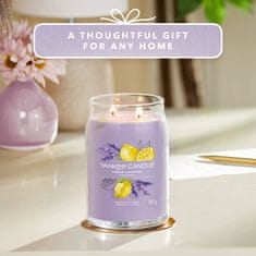 Yankee Candle Vonná sviečka Signature in glass large Lemon Lavender 567 g