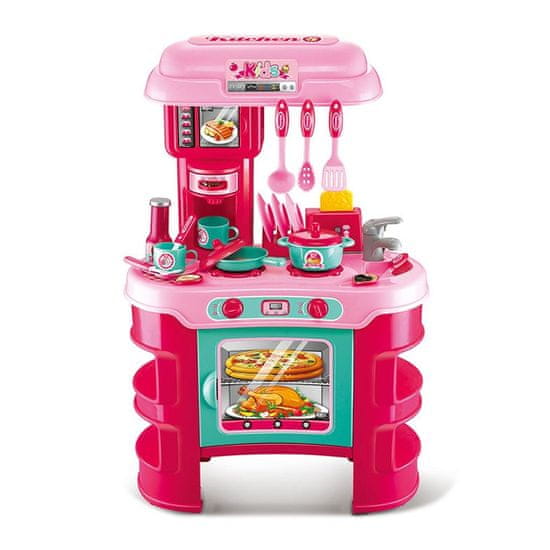 Baby Mix Detská kuchynka Little Chef Baby Mix ružová 32 ks