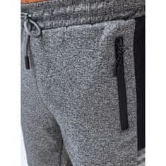 Dstreet Pánske teplákové šortky KITA tmavo šedé sx2255 XL