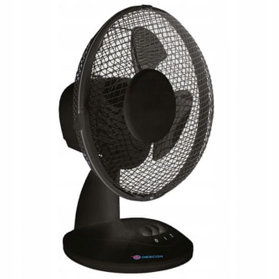 Dedra Stolný ventilátor Descon DA-0900B 30W čierny