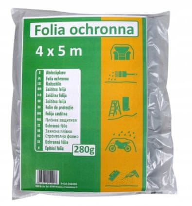 KAEM Ochranná stavebná fólia 280g 4 x 5m