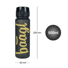 BAAGL Tritánová fľaša na pitie Logo Gold, 500 ml