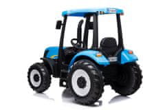 Lean-toys Traktor New Holland A011 Blue 2X200W na batérie