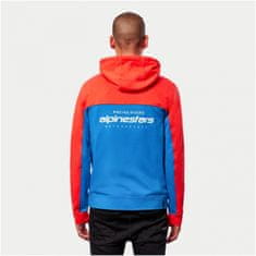 Alpinestars mikina H-BLOCK Zip warm modro-bielo-červená S