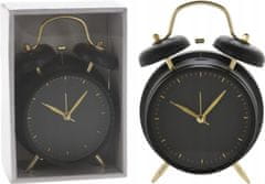 Koopman Kovové stojace hodiny s budíkom 11 x 16 cm