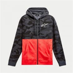 Alpinestars mikina CAMO BLOCK Zips charcoal heather/warm černo-červeno-šedo-camá M