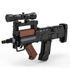Lean-toys Bloky na pušku hrôzy 1504 kusov CADA 10 nábojov