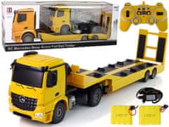 Lean-toys Veľký nákladný automobil R/C Mercedes Arocs žltý 1:20 Dĺžka 103 cm