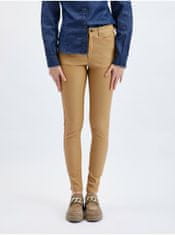 Orsay Hnědé dámské skinny fit kalhoty 34