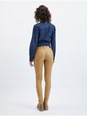 Orsay Hnědé dámské skinny fit kalhoty 34