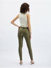 Orsay Khaki dámské skinny fit kalhoty 34