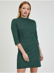 Orsay Zelené dámské vzorované šaty 36