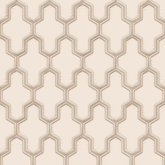 Design ID WF121022 Luxusná vliesová geometrická tapeta, rozmery 0,53 x 10 m