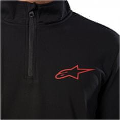 Alpinestars mikina MISSION V2 MIDLAYER Half Zip čierna XL