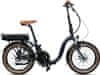 Blaupunkt Franzi 20'' stylish low-step-in E-Folding bike titanium matt