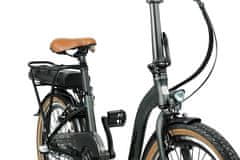 Blaupunkt Franzi 20'' stylish low-step-in E-Folding bike titanium matt