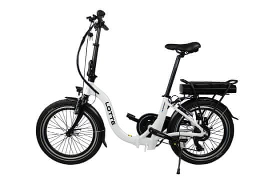 BLAUPUNKT Blaupunkt Lotte 20" extreme low-step-in E-Folding bike in White shiny