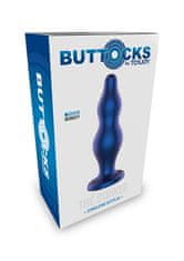 Toyjoy ToyJoy The Striker Buttplug (Blue), silikónový análny kolík