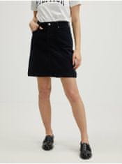 Tommy Hilfiger Tmavomodrá dámska menčestrová sukňa Tommy Hilfiger XS