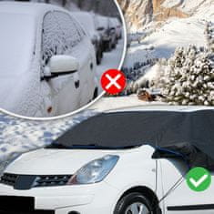 J&J Automotive Ochranná plachta proti mrazu na čelné sklo auta, Ochranný kryt proti ľadu a snehu - De Lux Mini 