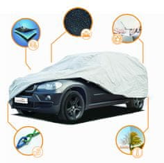 J&J Automotive Autoplachta do každého počasia s UV ochranou, Vodotesná pre Nissan X-Trail