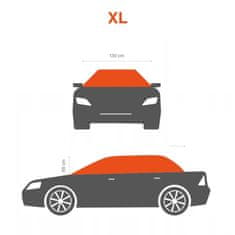 J&J Automotive Autoplachta do každého počasia na okná a strechu auta veľkosť: XL 