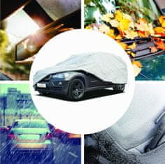 J&J Automotive Autoplachta do každého počasia s UV ochranou, Vodotesná pre VW Touran