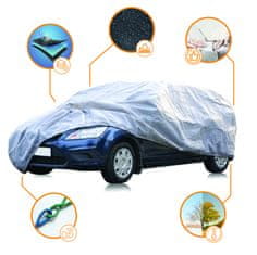 J&J Automotive Autoplachta do každého počasia s UV ochranou, Vodotesná pre Daewoo Kalos
