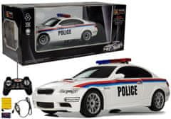 Lean-toys Policajné auto na diaľkové ovládanie 1:18