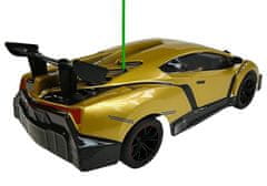 Lean-toys R/C diaľkovo ovládané pretekárske auto 1:10 Gold