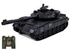 Lean-toys Diaľkovo ovládaná súprava R/C 1:28 zeleno-čierny bojový tank