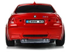 Lean-toys BMW M3 Red 2.4G diaľkové ovládanie auta 1:18 zvukové svetlá