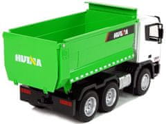 Lean-toys Diaľkovo ovládaný príves 1:18 Green Huina 2.4G Lifting Trailer