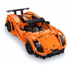 Lean-toys 421-dielne stavebnice R/C CADA Porsche Orange Sports Car