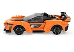 Lean-toys CADA Stavebné kocky Športové auto Blaze Orange R/C 295 kusov