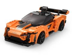 Lean-toys CADA Stavebné kocky Športové auto Blaze Orange R/C 295 kusov