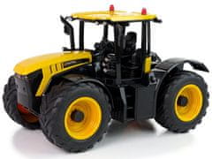 Lean-toys Obrovský JCB diaľkovo ovládaný R/C LED traktor 1:16