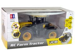 Lean-toys Obrovský JCB diaľkovo ovládaný R/C LED traktor 1:16
