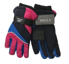HolidaySport Detské zimné rukavice Bella Accessori 9011S-2 ružová