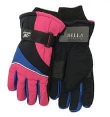 HolidaySport Detské zimné rukavice Bella Accessori 9009-2 ružová